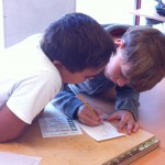 Woordjes leren. Gooi een woordspel